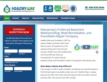 Tablet Screenshot of healthywaynj.com